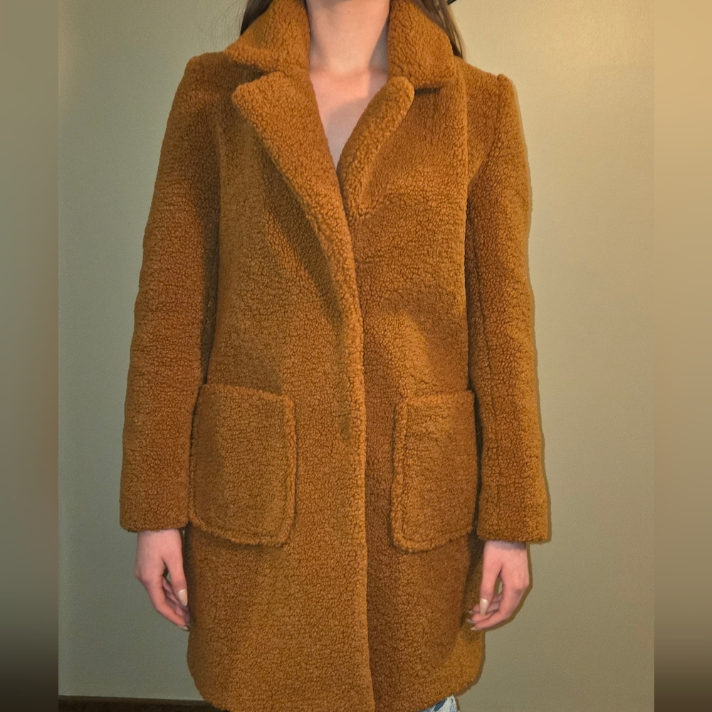 Women's Brown Teddy Coat